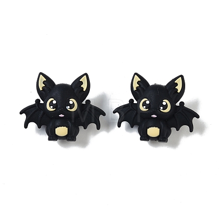 Halloween Theme Silicone Focal Beads SIL-M005-05A-1