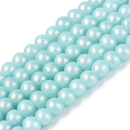 Baking Paint Glass Pearl Beads Strands DGLA-ZX001-05B-11-1