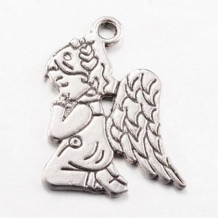 Tibetan Style Alloy Pendants TIBEP-Q063-08AS-RS-1