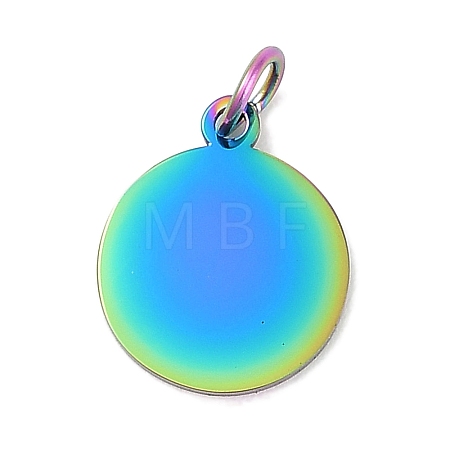 Ion Plating(IP) 304 Stainless Steel Pendants STAS-I311-33D-RC-1