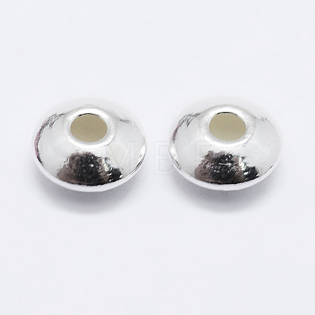 925 Sterling Silver Spacer Beads STER-K167-023C-S-1