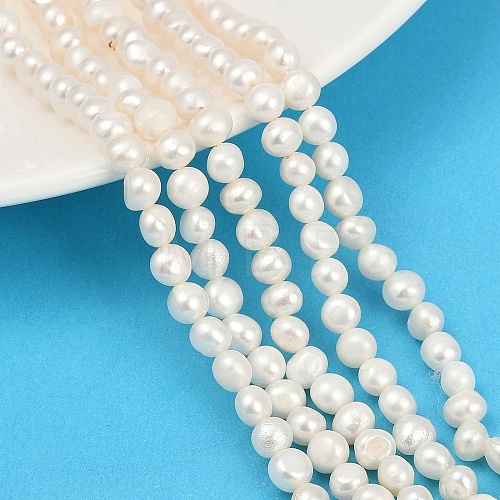 Natural Cultured Freshwater Pearl Beads Strands PEAR-P064-19D-07A-1