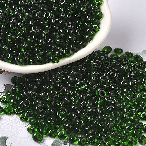 Transparent Colours Glass Seed Beads SEED-P006-02A-01-1