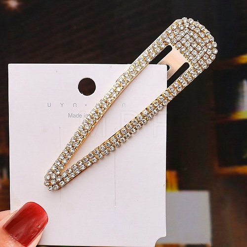 Crystal Rhinestone Snap Hair Clips for Girl PW-WGBA494-03-1