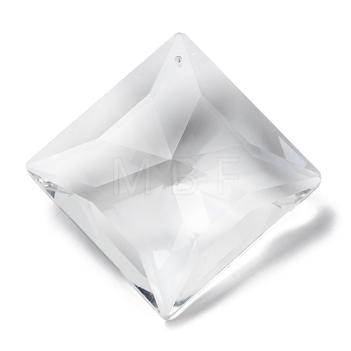 Transparent Glass Pendants GLAA-R223-05B-1