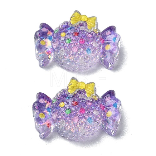 Transparent Epoxy Resin Decoden Cabochons CRES-I030-06A-1