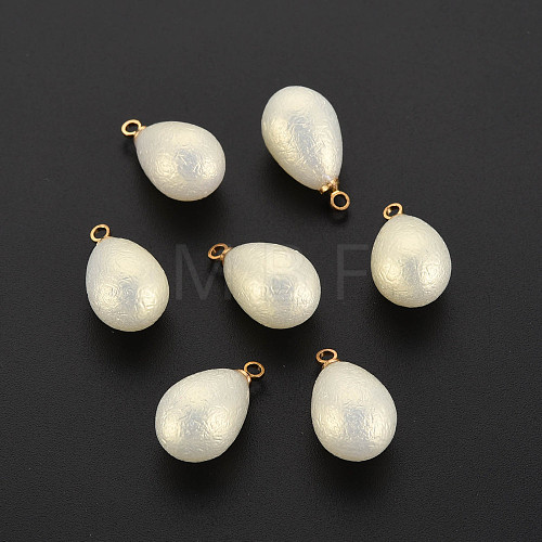 ABS Plastic Imitation Pearl Pendants KK-N242-015-1