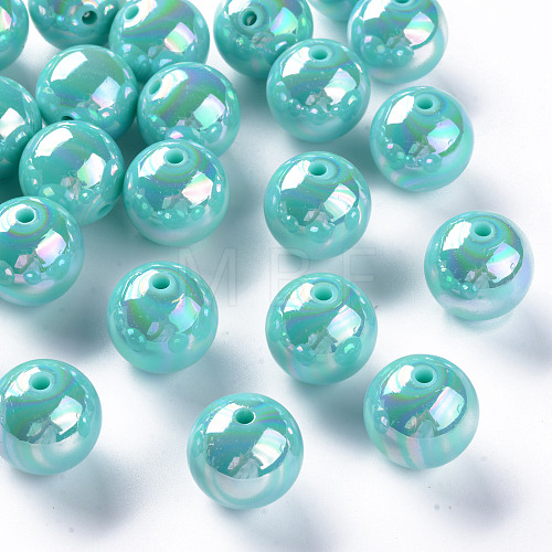 Opaque Acrylic Beads MACR-S370-D20mm-SS2107-1