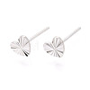 925 Sterling Silver Stud Earrings STER-N017-12D-S-2