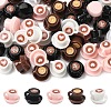 60Pcs 4 Colors Resin Coffee Miniature Ornaments DOLL-YW0001-03-1