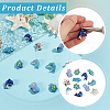 12Pcs 6 Styles Animals Handmade Porcelain Beads PORC-PA0001-59-6
