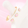 Brass Enamel Cuff Open Rings RJEW-P190-01G-01-2