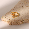 Simple and Elegant 304 Stainless Steel Snake Cuff Rings IR8532-4