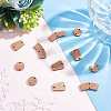 90Pcs 3 Style Unfinished Wood Connector Charms DIY-CA0004-66-5