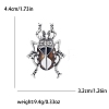 Beetle Alloy Rhinestone Brooches PW-WG9F125-03-3