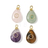 Natural Mixed Stone Pendants PALLOY-JF05973-1