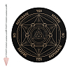 1Pc Cone/Spike/Pendulum Natural Rose Quartz Stone Pendants DIY-CP0007-74D-1