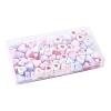 100Pcs Opaque Acrylic Beads OACR-FS0002-48-6