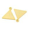 925 Sterling Silver Triangle Charms STER-B005-36G-2
