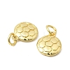 Sports Brass Charms KK-A289-04C-G-2
