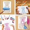 PET Hollow Out Drawing Painting Stencils DIY-WH0421-0017-4