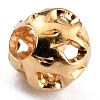 Long-Lasting Hollowed Plated Brass Beads KK-O133-003A-G-3