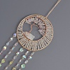 Tree of Life Natural Agate & Natural Crystal Chips Hanging Suncatchers RN-CBA387D-02G-3