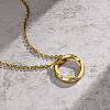 Nordic Rune Ring 304 Stainless Steel Pendant Necklaces for Men FS-WGC3540-03-1