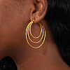 Stainless Steel Hoop Earring for Women MC0462-1-4
