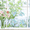 16 Sheets 4 Styles Waterproof PVC Colored Laser Stained Window Film Static Stickers DIY-WH0314-075-7