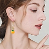 30Pcs 3 Colors Autumn Resin Pumpkin Beads RESI-YW0006-50-6
