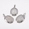 Natural Quartz Crystal Pendants G-K252-A21-2