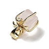 Natural Rose Quartz Gift Box Charms LS-G-P523-01G-01-2
