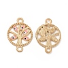 Alloy Enamel Connector Charms FIND-H039-19KCG-A-1