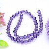 Faceted Round Imitation Austrian Crystal Bead Strands G-M182-8mm-26A-2