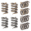 8Pcs 2 Colors Brass Beads KK-OC0001-82-1