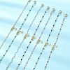 7Pcs Star 304 Stainless Steel Charm Bracelets BJEW-JB13545-1