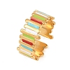 304 Stainless Steel Cuff Open Rings for Women RJEW-I113-02G-04-4