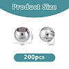 Stainless Steel Beads STAS-DC0017-49B-2