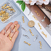 208Pcs 2 Colors Alloy Letter A~Z Pendant Decorations HJEW-FH00304-3
