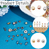 171Pcs 15 Styles Brass & Cubic Zirconia Beads Findings Kits KK-BBC0025-83-7