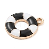 Alloy Enamel Pendants ENAM-A008-14KCG-02-2