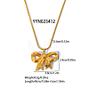 Stainless Steel Pendant Fashion Necklaces for Women Daily Wear KD2604-3-2