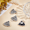 Alloy Rhinestone Cufflinks BUTT-WH0024-076S-4