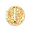 Religion Brass Beads KK-C170-29G-03-1