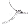 304 Stainless Steel Cable Chain Bracelet for Men Women STAS-B039-04P-3