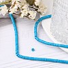 Synthetic Turquoise Beads Strands X-TURQ-G110-4x2mm-06-6