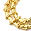 Electroplate Glass Beads Strands EGLA-F166-14G-3