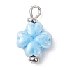 Handmade Porcelain Pendants PALLOY-JF04796-02-3