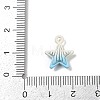 Spray Painted Alloy Pendants PALLOY-S038-05A-3